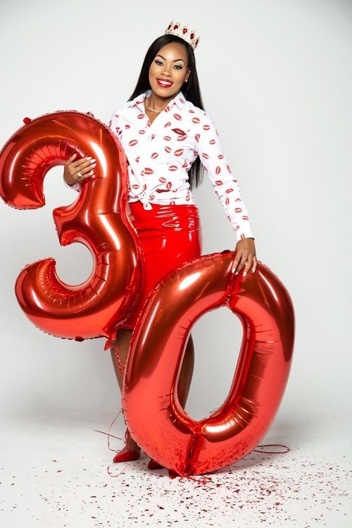 40 Inch Red Number Balloons - 40th Birthday Decorations for Men & Women | Large Foil Party Supplies