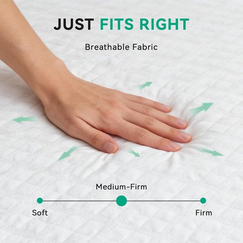 CloudDrift Full Size Mattress - 6 Inch Memory Foam | Pressure Relief & Medium Firm Support, CertiPUR-US Certified