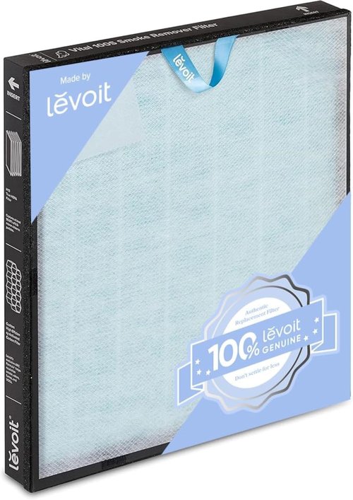 LEVOIT Vital 100S-P Air Purifier Replacement Filter - Genuine 4-in-1 HEPA & Activated Carbon | Blue, 1 Pack