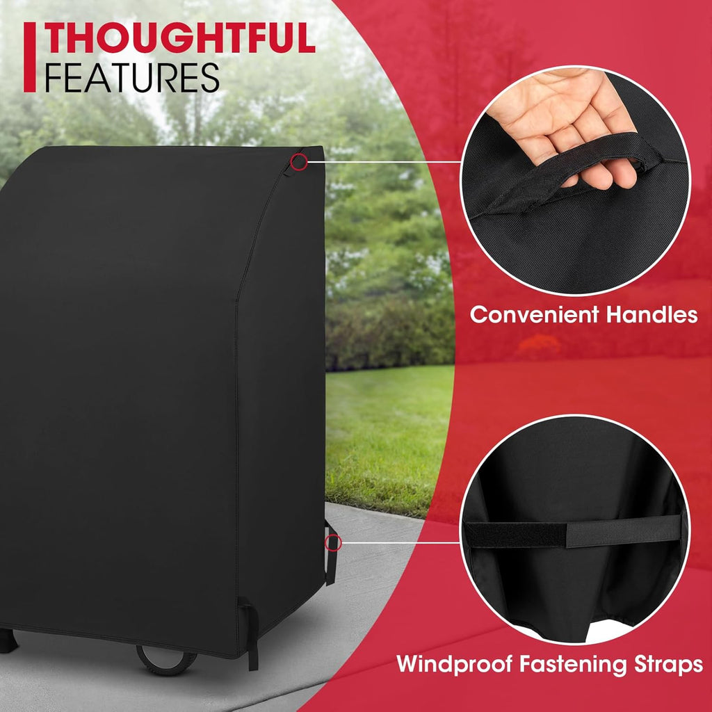 Unicook 32-Inch Heavy Duty Waterproof Grill Cover - Fits 2 Burner Gas BBQs | All Weather Protection