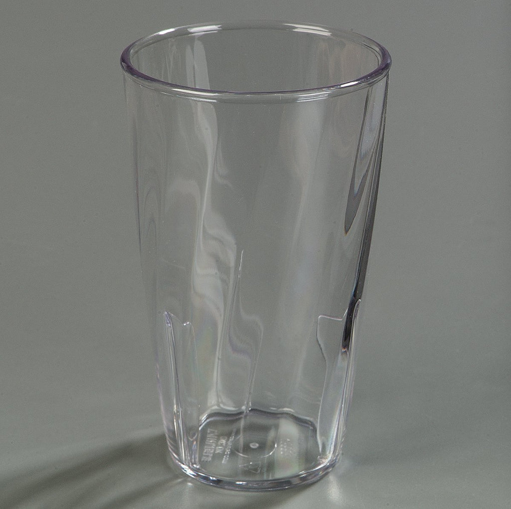 Carlisle FoodService Products Swirl Tumbler, Plastic Cup for Water and Cold Drinks, 8 Oz, 36 Count, Clear