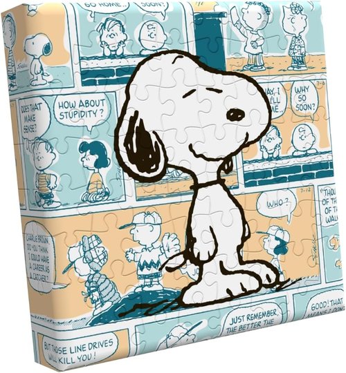 Hands Craft Peanuts Jigsaw Puzzle - Mini Collectible Puzzle Featuring Classic Snoopy Artwork | 56 Pieces