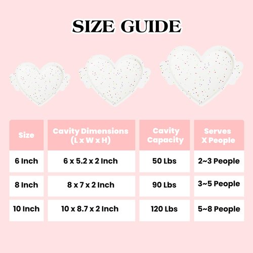 AOTASO 10 Inch Heart Shaped Cake Pans with Metal Reinforced Frame Silicone Heart Cake Pans Nonstick Large Silicone Molds for Baking Set of 2 (Cream)