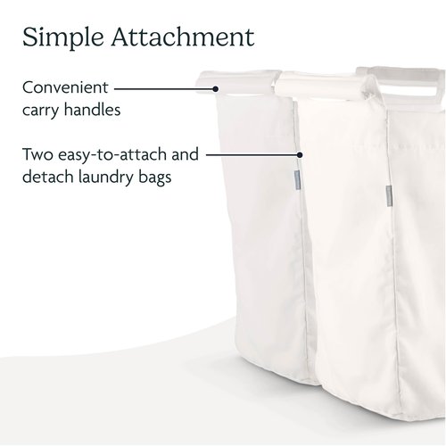 UPPAbaby Bassinet Stand Hamper Insert / Dual-Compartment and Carry Handles / Durable Construction