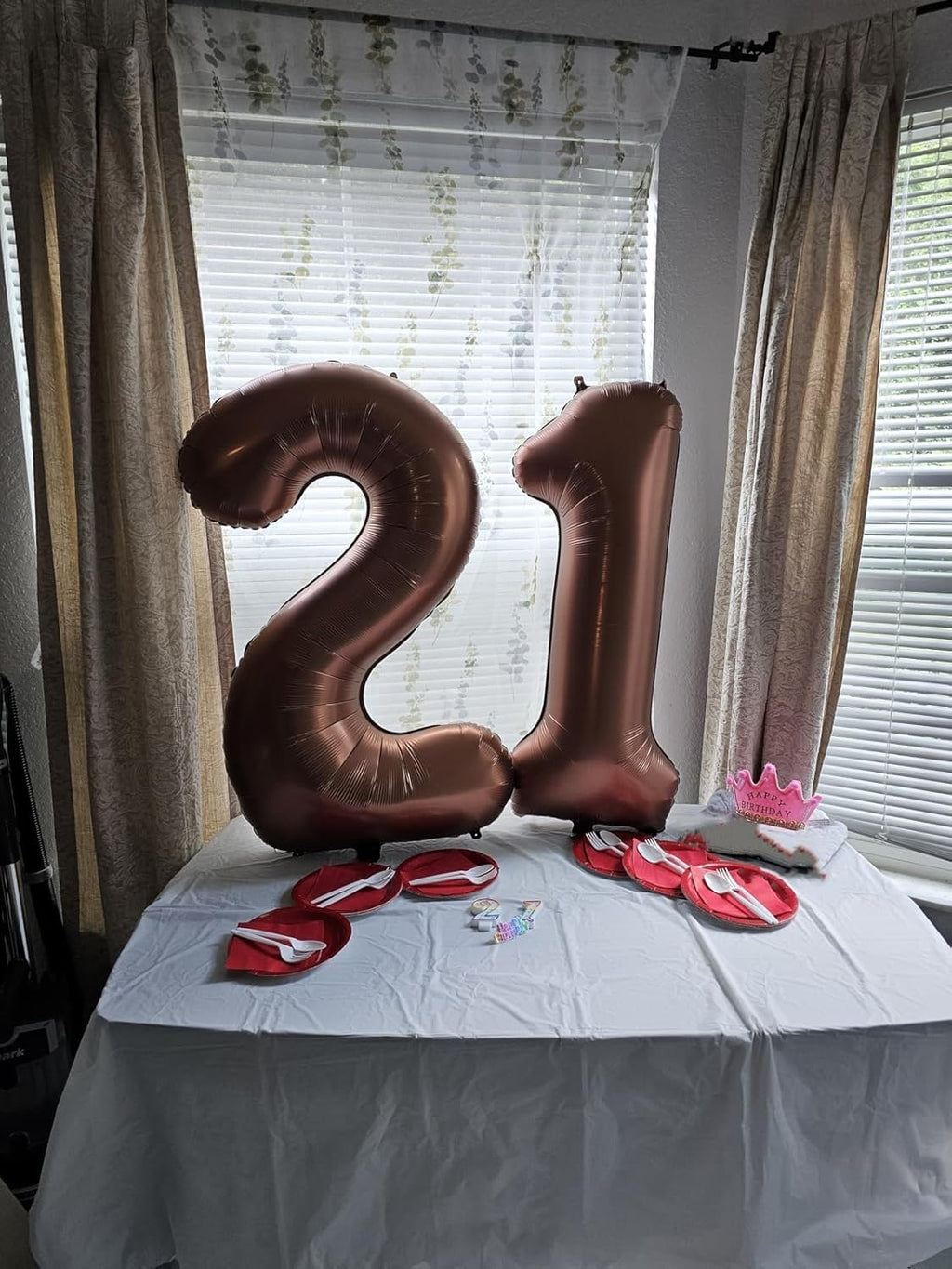 Number 0 Balloons - 40 Inch Coffee Brown Birthday Decorations for Milestone Events