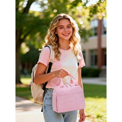 Bluboon Lunch Box for Women Cute Lunch Bag Reusable Insulated Lunch Bags Large Capacity Lunchbox Cooler for Work Picnic or Travel