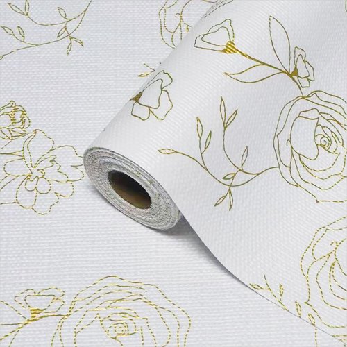 Moriah Shelf Liner Non Adhesive, Kitchen Drawer Liner Non Slip Waterproof Thickened Cabinet Protector for Bathroom Dresser Shelves Pantry(Rose,17.5'' x 30')