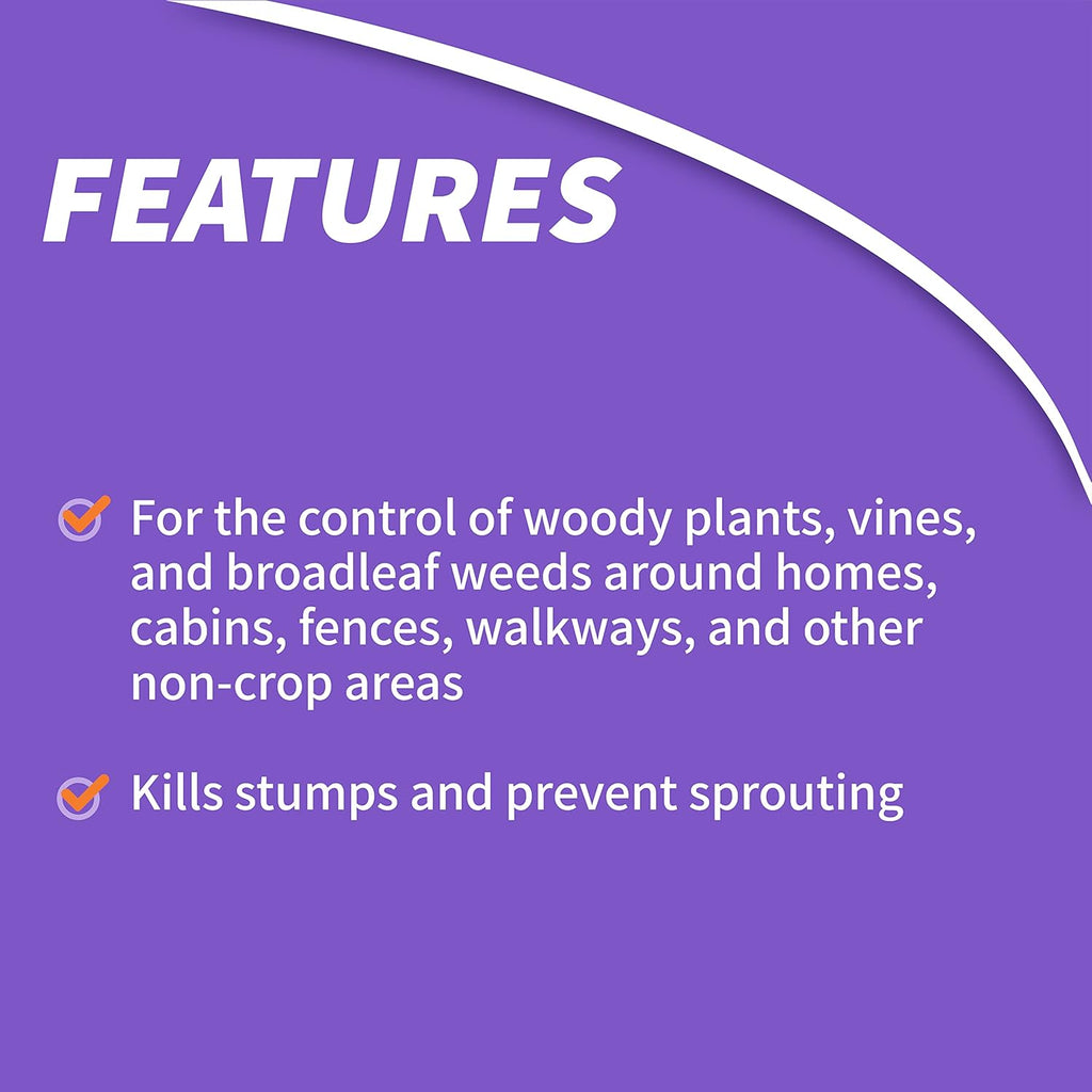 Stump-Out Stump & Vine Killer - Fast-Acting 8 oz Concentrate with Applicator for Home Use
