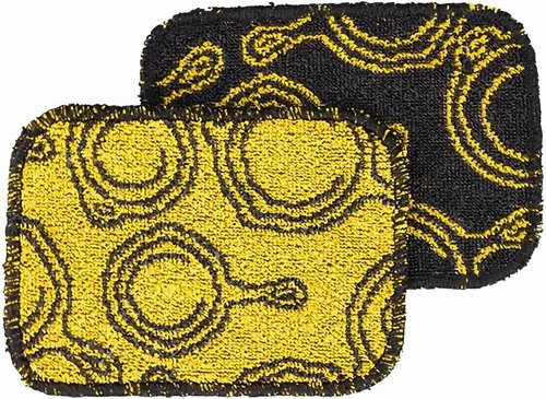 Lodge Cast Iron Scrub Cloths - Durable Cleaning Solution for Cookware | 2-Pack