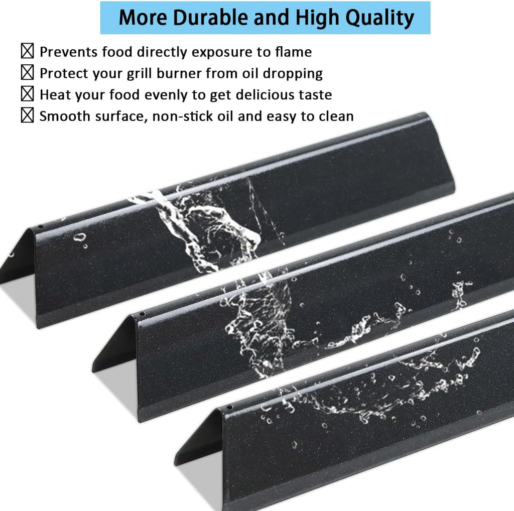 Weber 7635 Flavorizer Bars - 15.3 Inch Porcelain Enameled Heat Plates for Spirit I & II 200 Series Grills