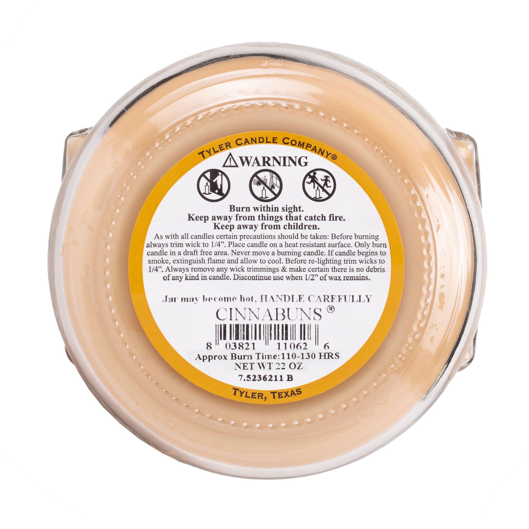 Tyler Candle, 22 Ounce, Cinnabuns Long Burning Scented Candle