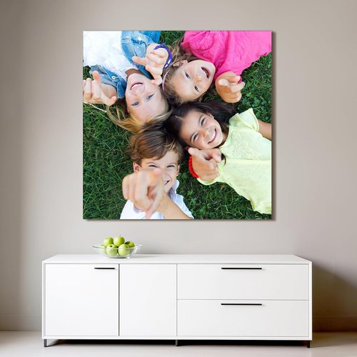 Custom Canvas Prints by [Brand Name] - Personalized Photo Wall Art for Weddings, Family, and Pets | 8x8 Wrapped Frame