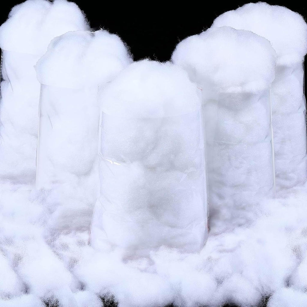 Shappy Christmas Fake Snow | 70.55 Ounce Artificial White Cloud Fiber for Holiday Decor