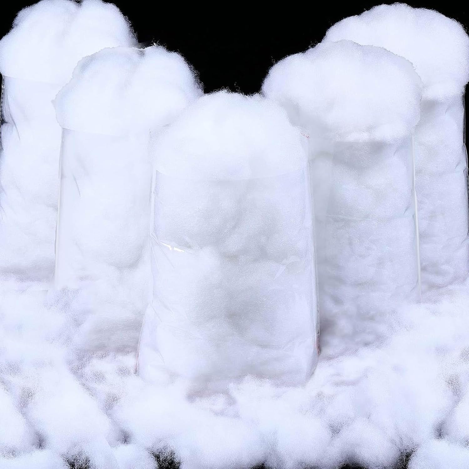 Shappy Christmas Fake Snow | 70.55 Ounce Artificial White Cloud Fiber for Holiday Decor