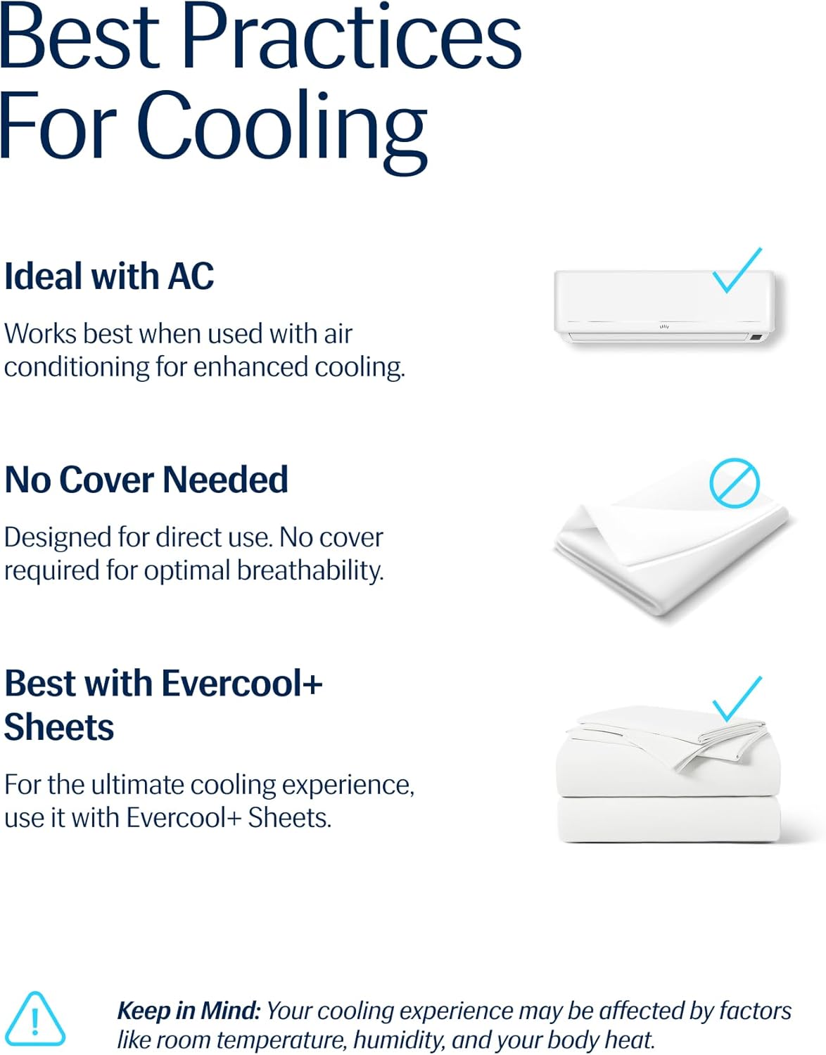 REST® Evercool® Cooling Comforter - Breathable Lightweight Blanket for Hot Sleepers | Full/Queen, 90"x90", Arctic White