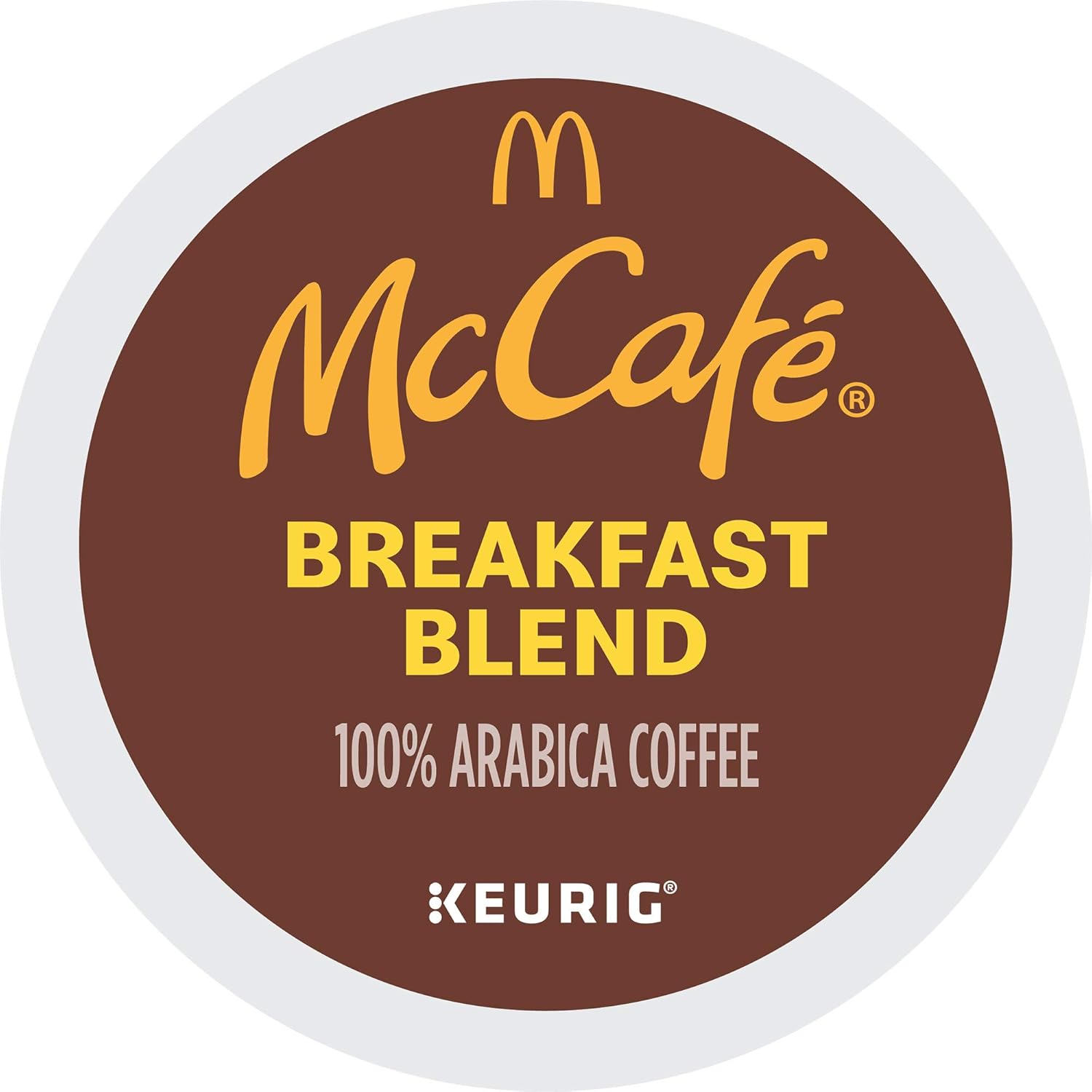 McCafe Breakfast Blend Coffee - Light Roast Keurig K-Cup Pods | 96 Count (4 Packs of 24)