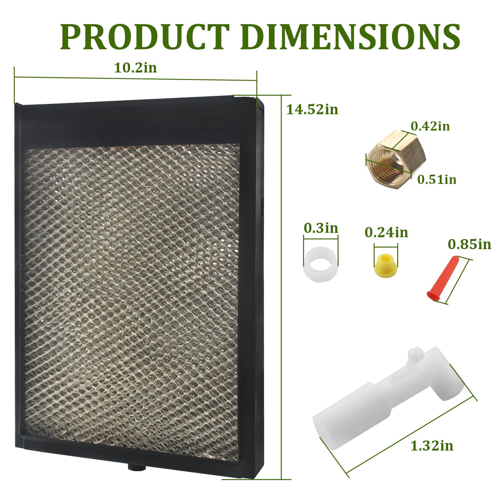 Aulpq Humidifier Maintenance Kit 4750 for AprilAire Whole-House Humidifier Models: 700, 700A, 700M, 760, 760A, 768,with Panel Model No. 35 Humidifier Replacement Filter