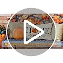 RABUSOFA Fall Pumpkin Lumbar Pillow Cover 12x20 Inch, Beige Autumn Decor