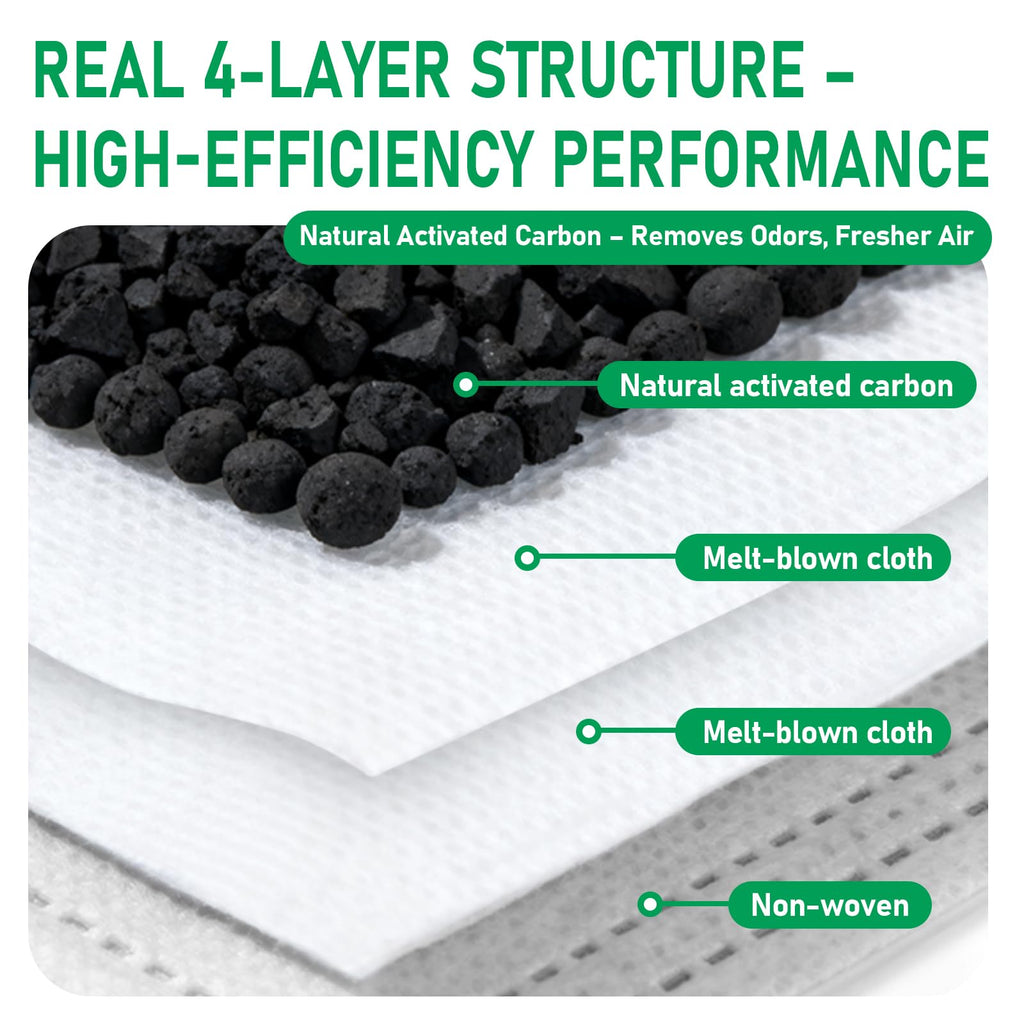 Klypticfit 21 Pack Replacement Dust Bags Compatible with ECOVACS DEEBOT X9 PRO Omni, T50 PRO, T50 MAX, X8 PRO Omni, T80 Omni - Large Capacity Disposable Vacuum Cleaner Bags