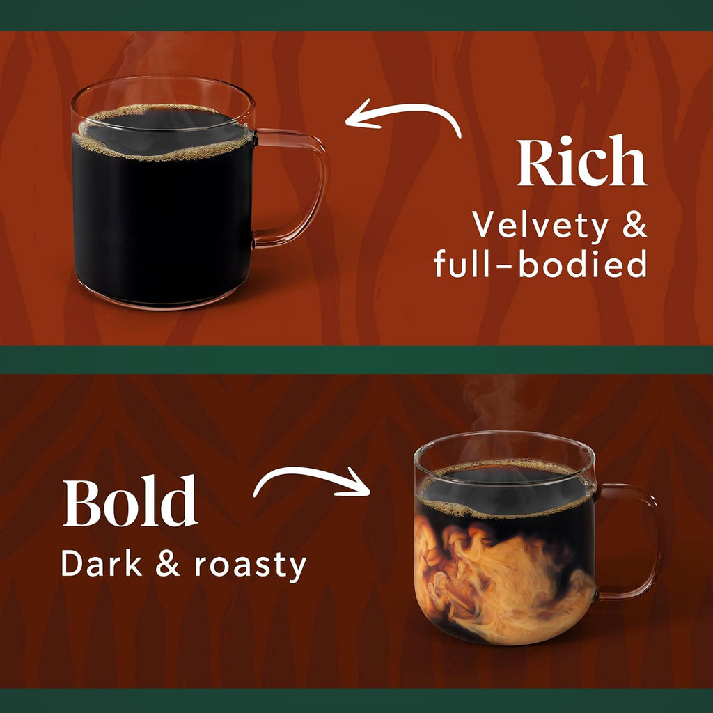 Starbucks Ground Coffee - Dark Roast Variety Pack | Three 12 oz Bags for Hot or Iced Coffee