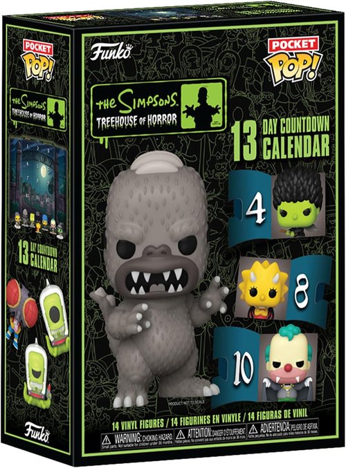 Funko Pop! Advent Calendar | The Simpsons - 13 Days of Collectible Vinyl Mini Figures - Perfect Holiday Gift for Kids