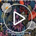 Colorful Floral Shower Curtain Set - Waterproof 72x72 Inch with Hooks