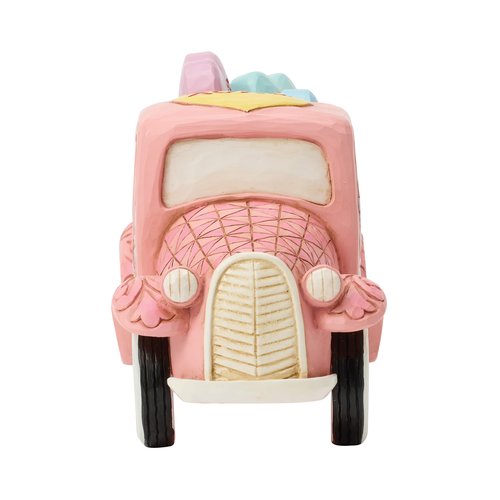 Enesco Sweethearts Candies by Jim Shore Pink Truck Filled with Hearts Figurine, 4.5 Inch, Multicolor