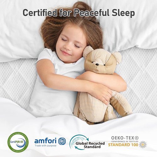 Glendan Extra Firm Mattress Topper: Queen Size 3 Inch, High Density Bed Topper, Extra Support for Pain Relief, Breathable Washable Cover with Anti-Slip Straps, CertiPUR-US Oeko-Tex Certified 80x60