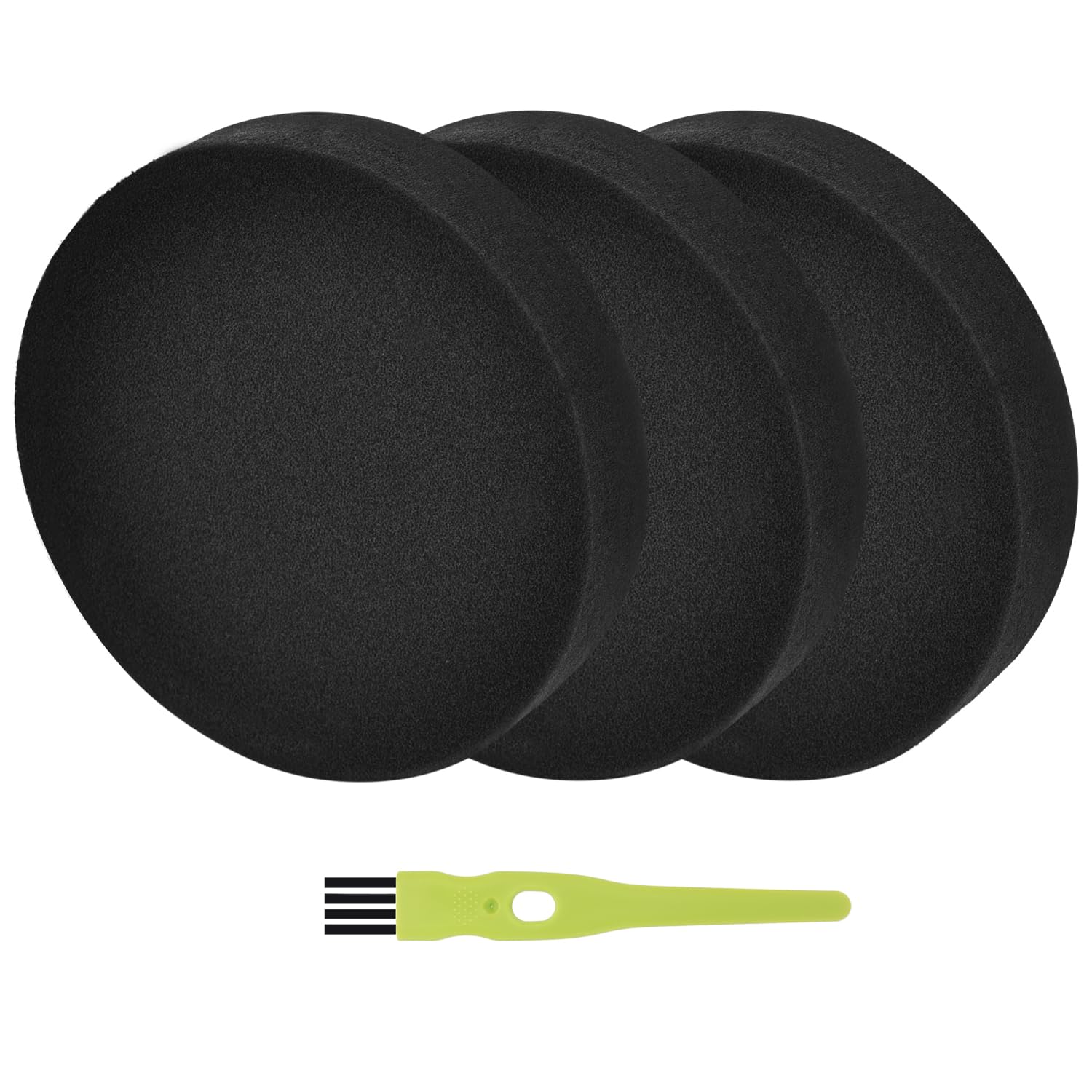 3 Pack Filter for Bissell Powerforce Helix Turbo Rewind Bagless Cleanview 1797 2191 2190 1700 2258 3534 2492 3675 Upright Vacuum, Premotor Foam Filters Replacement Part #1608225