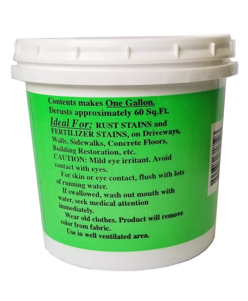 Singerman Laboratories Rust Remover for Concrete (22 oz makes one gallon)
