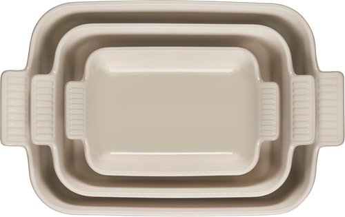 Le Creuset Stoneware Baking Dish Set - 3-Piece Rectangular Set in Riviera Color
