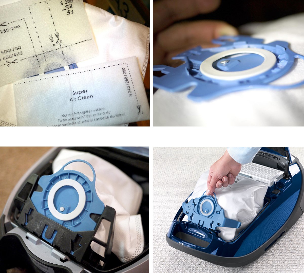 15 Packs Air Clean Dust Bags for Miele Vacuum Bags GN for Miele Classic C1, Complete C3, Complete C2, S6000-S6999 S4000-S4999,S700 3D Efficiency Bags with Protection Filters & AirClean Filter Compares