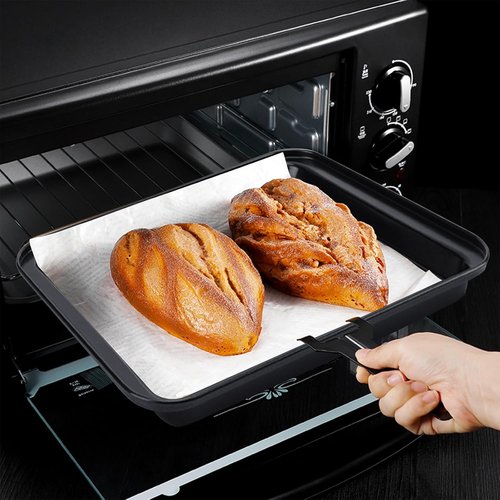 Carbon Steel Sheet Pan by [Brand Name] - Nonstick Baking Tray for Cookies & Pastries | 14.5” x 10” Size