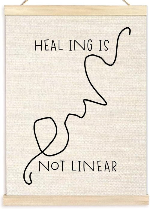 Ecezatik Healing Poster Hanger Frame - Mental Health Wall Decor for Therapy Offices | 12x16 Inches