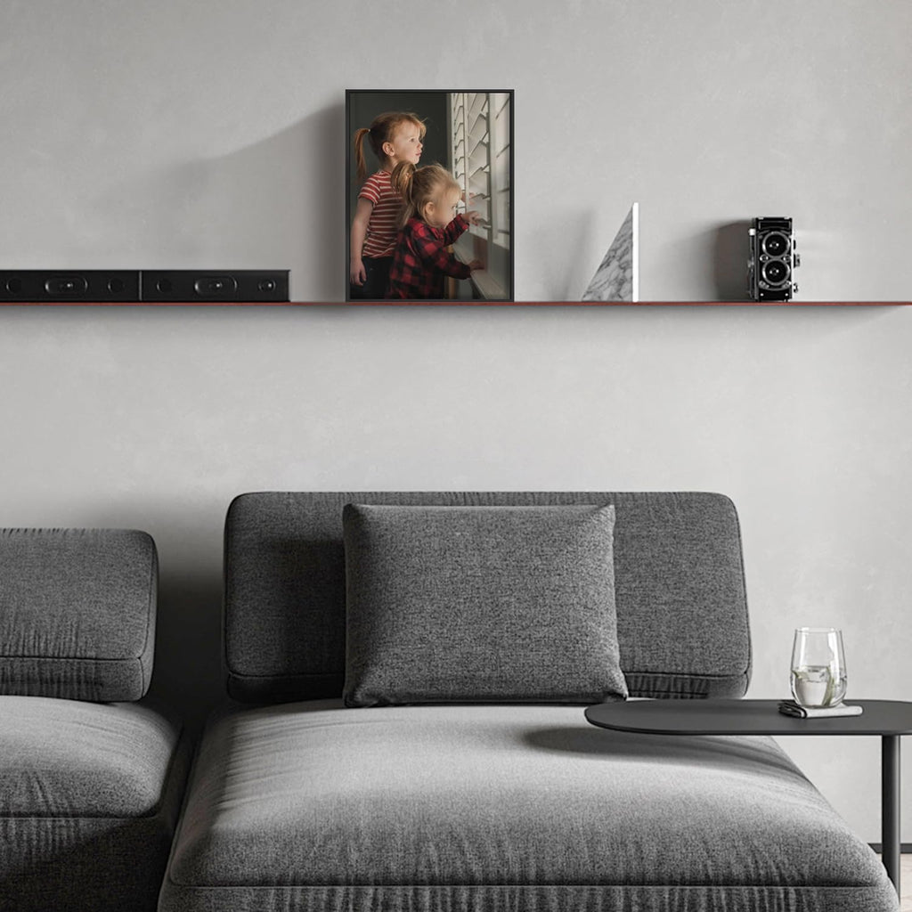 Skiennix Canvas Prints - Custom Photo Posters for Framed Wall Art | Ideal Home Décor & Gifts (8x10, Black Frame)