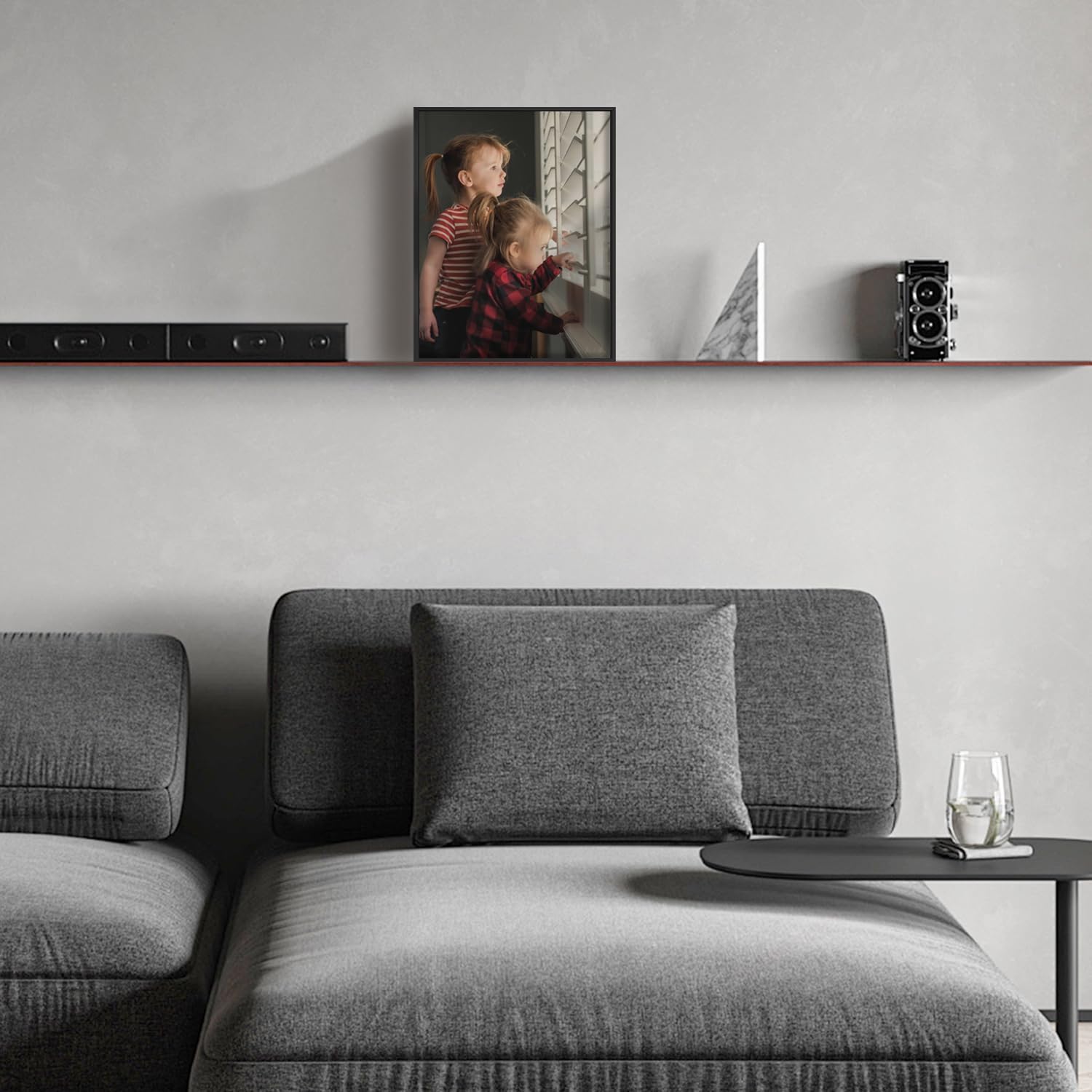 Skiennix Canvas Prints - Custom Photo Posters for Framed Wall Art | Ideal Home Décor & Gifts (8x10, Black Frame)