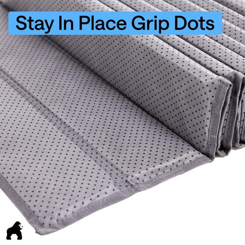 GORILLA GRIP Heavy Duty Couch Cushion Support Board to Fix Sagging Sofas, 24 x 70 Wide Sofa, Thick Plywood Boards Add Strong Seat Supports, Stays in Place, Replacement Stuffing Under Couches, Grey
