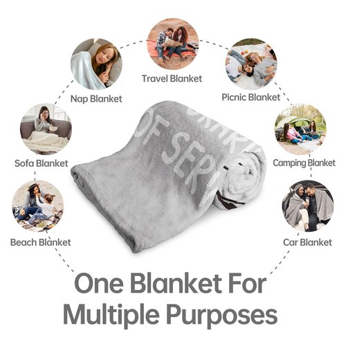 GoMelley Funny Valentines Day Birthday Gifts for Wife, Wife Birthday Gift Ideas, Wifey is Charging Blanket, Wedding Anniversary Romantic Gift for Wifey, for Her, 60”× 50”（Gray）