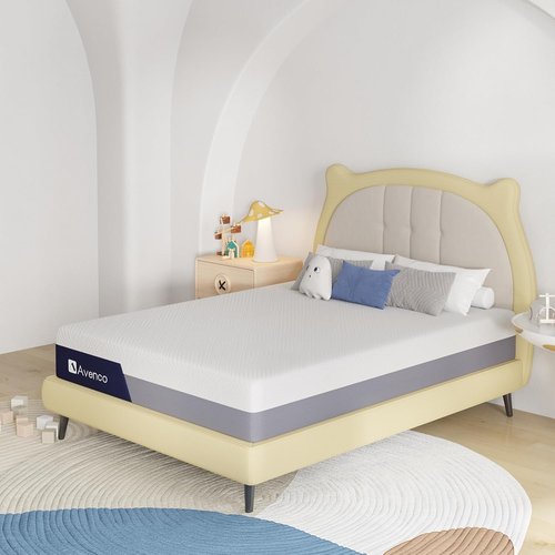 Avenco Queen Size Mattress - 8 Inch Gel Memory Foam for Cool Sleep & Pressure Relief | Medium Firm