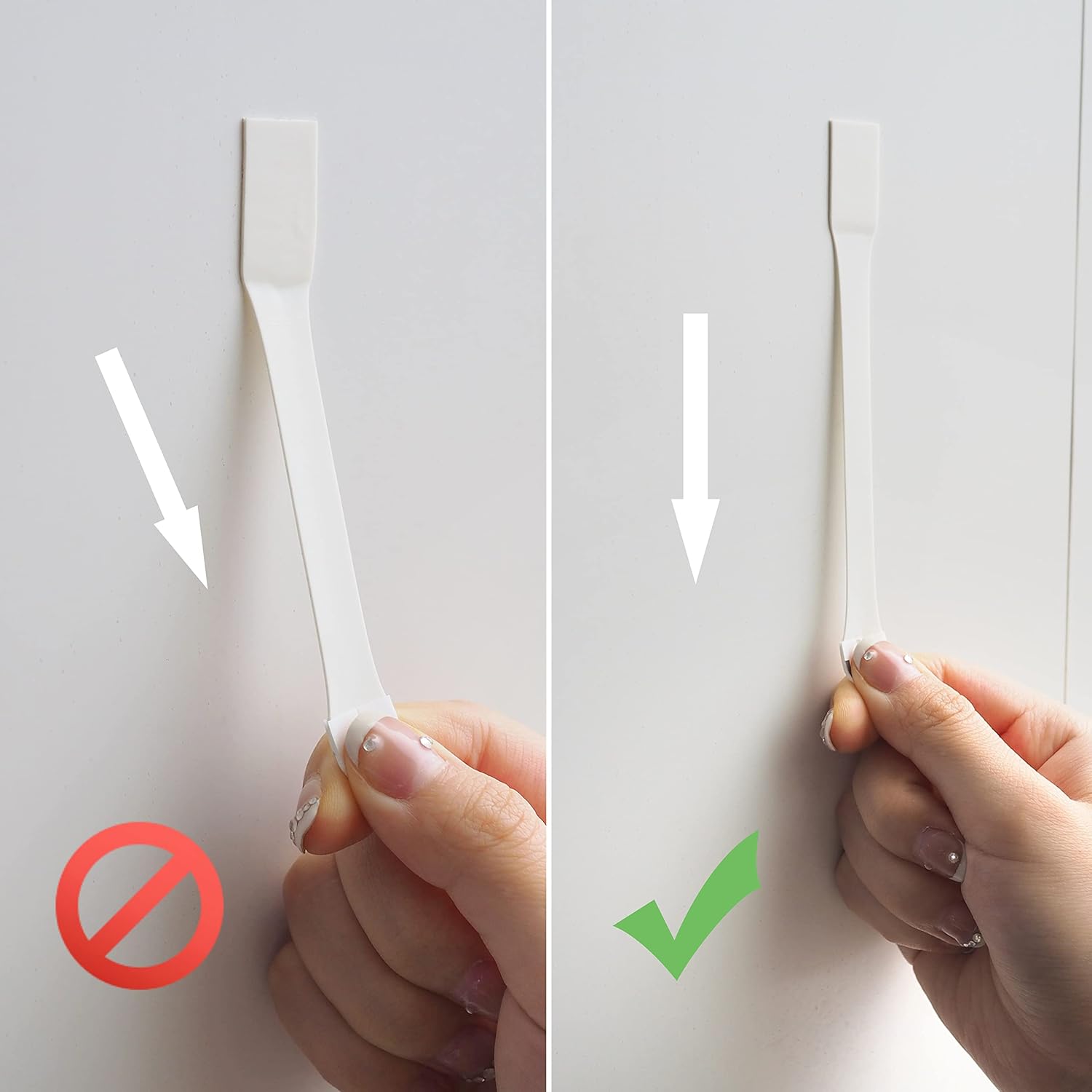 MOVELYST Heavy-Duty Clear Wire Hanger Hooks - 15 Small Hooks with 30 Removable Adhesive Strips