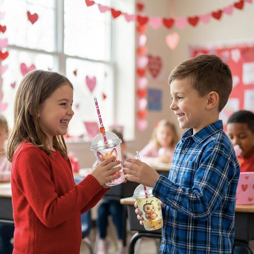 SQZUWIT Valentines Day Gifts for Kids, 24 Pack Valentine Classroom Party Favors with Cards School Class Bulk Prize for Boys Girls Toddlers Friends Exchange Gift