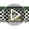 ONWAY Lemon Yellow Buffalo Plaid Throw Pillow Cover 12x20