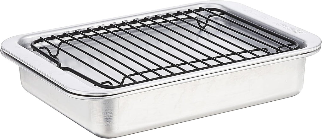 Nordic Ware Naturals 3-Piece Compact Pan Set - Toaster Oven & Air Fryer Safe | Perfect for 1-2 Portions