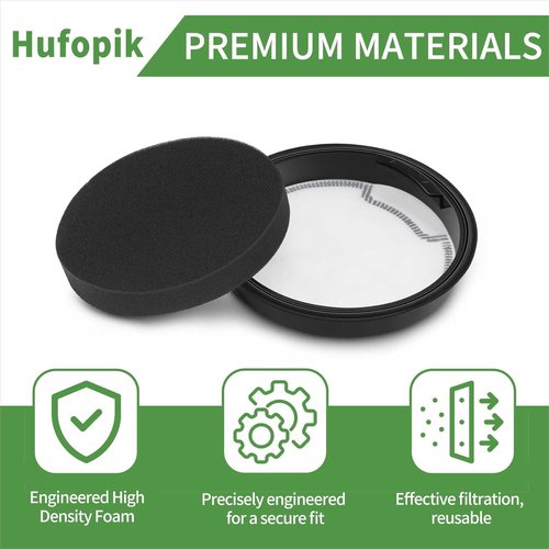 Eureka 2-Pack Vacuum Filter - Compatible with WhirlWind Bagless Canister Models NEN110A, NEN110B, NEN110D