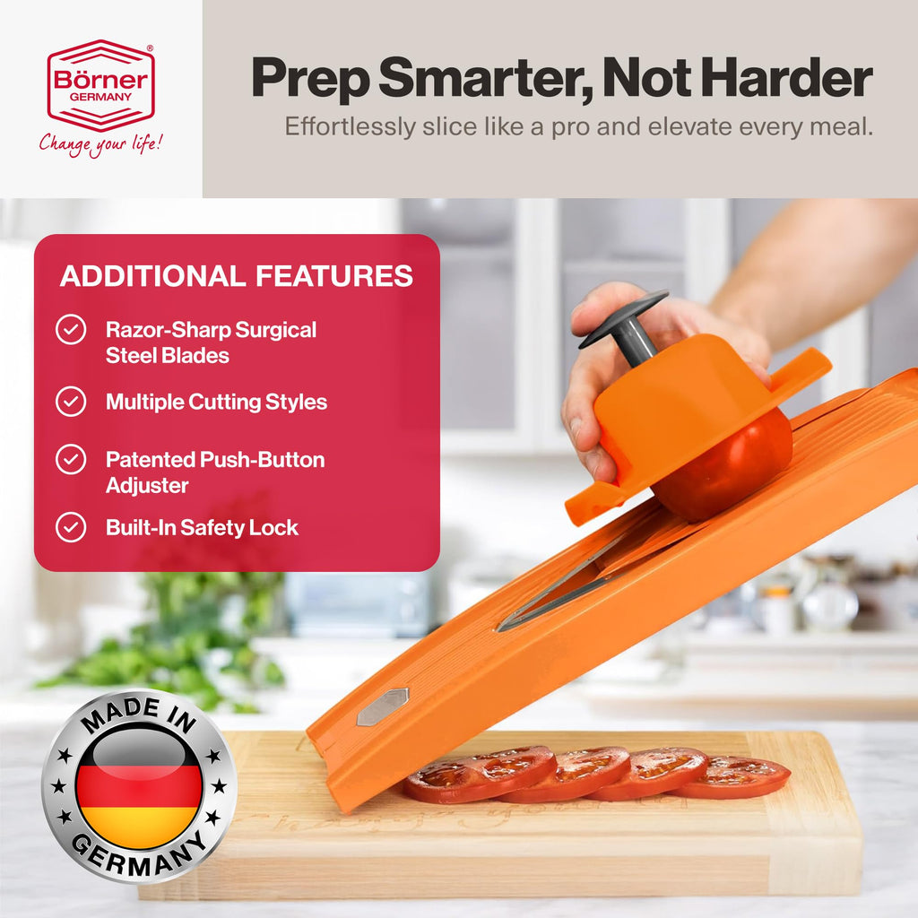 Swissmar Borner V Power Mandoline, V-7000, Orange