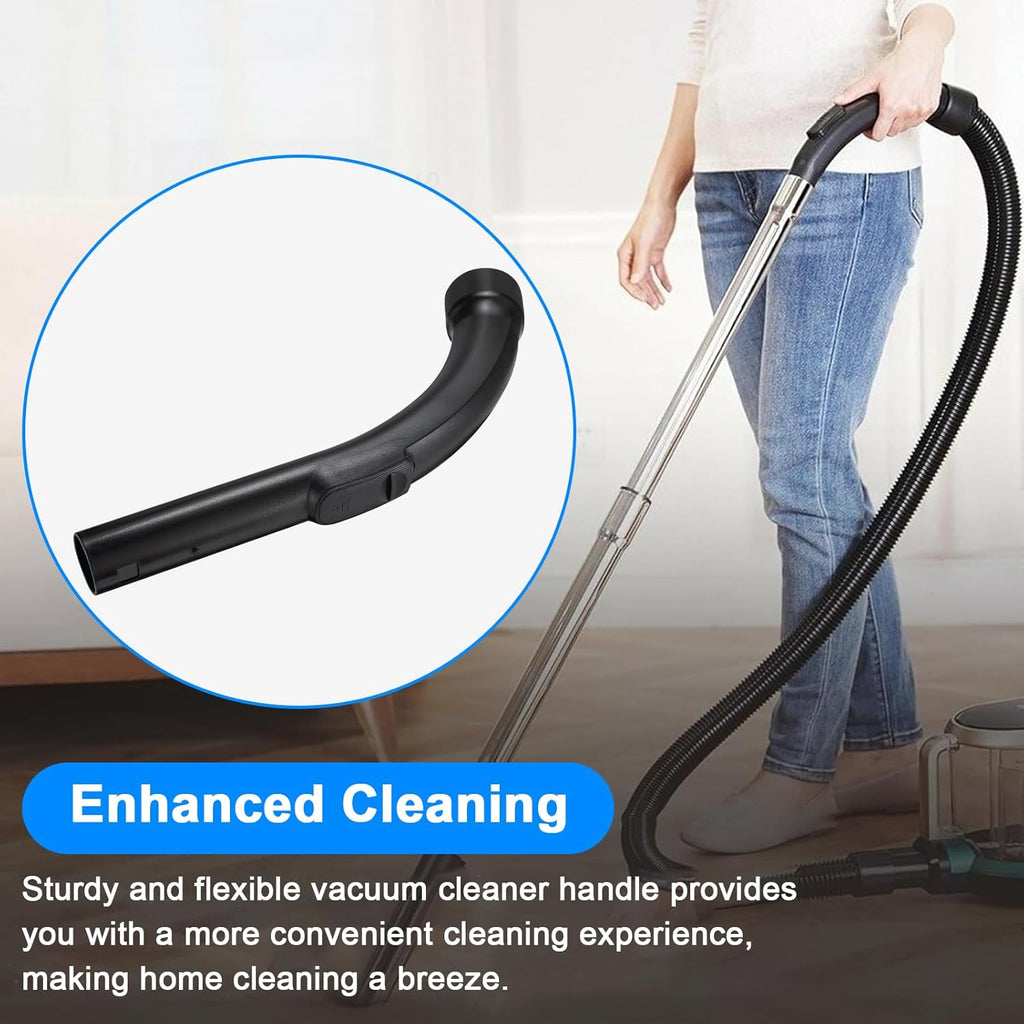 Miele Vacuum Plastic Bent End Hose - Compatible with S2110, S501, C1, C2, C3, S4, S5 | Durable Vacuum Attachment