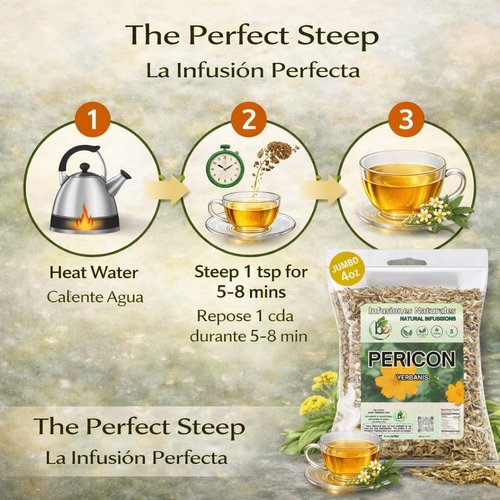 PERICON - Pericon (Yerbanis) Herbal Tea 4 oz, 100% All Natural Fresh Tea- vegan-raw