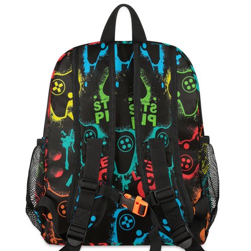 SinSenMa Game Joystick School Backpack for Kids,Waterproof Small Preschool Backpacks Kindergarten Elementary Lightweight Toddler Backpack Little Bookbag