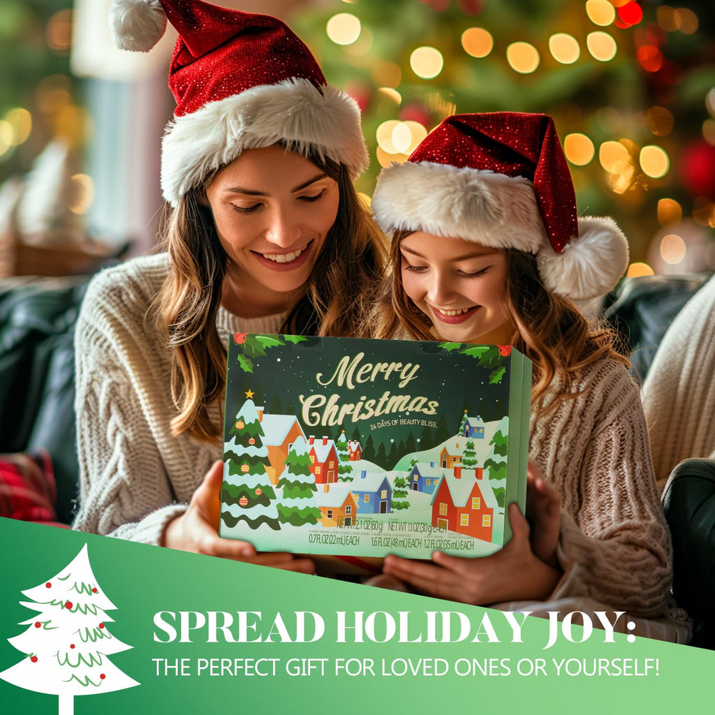 Skiennix Advent Calendar 2025 | 24 Days of Women’s Hand Cream & Spa Gifts Set - Perfect for Christmas