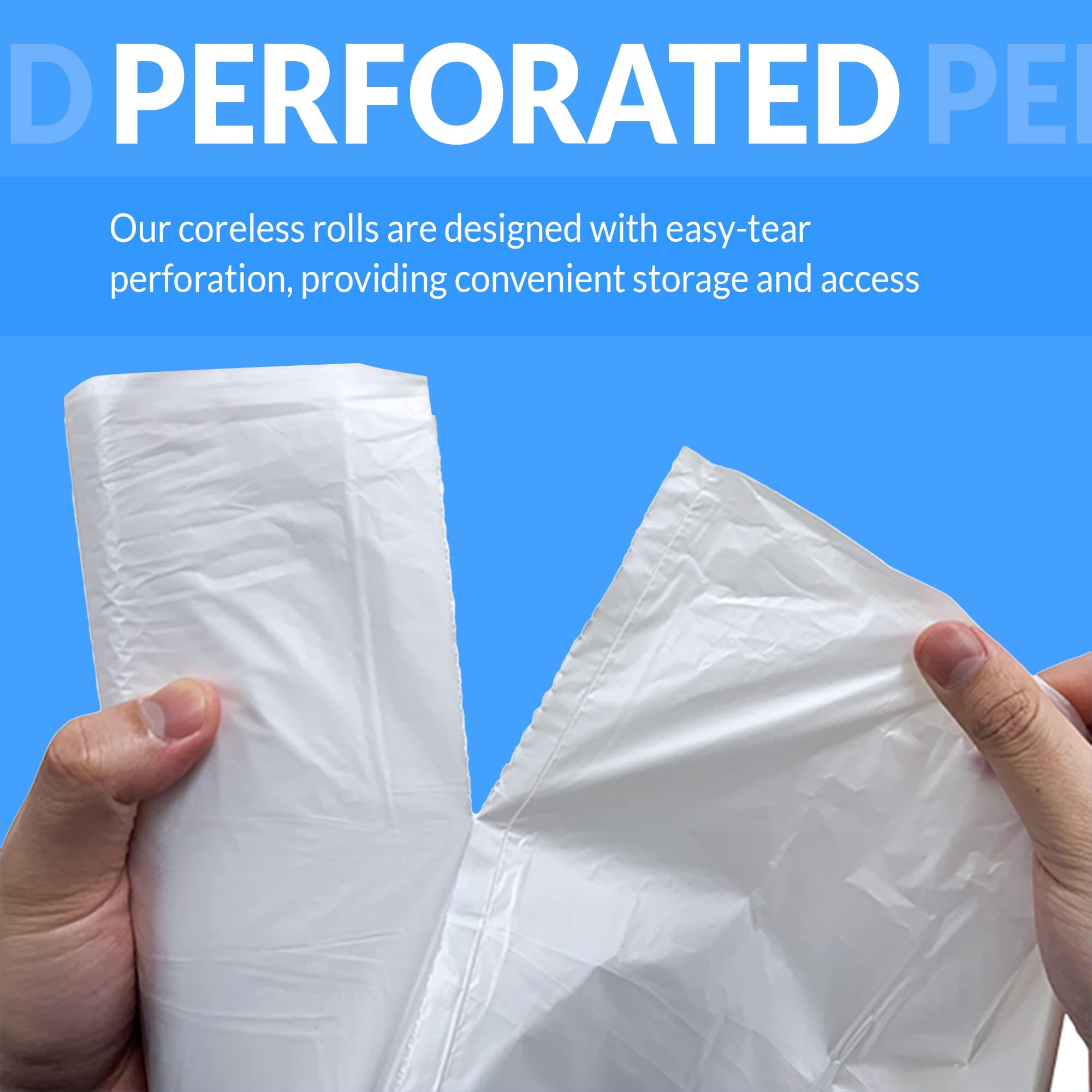 Reli. 40 to 45 Gallon Trash Bags Heavy Duty | 50 Trash Bags | Super Sizeable, Clear, Garbage for Serious Cleanup